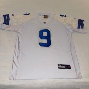 Dallas Cowboys Tony Romo‎ Reebok NFL Authentic White Jersey Mens Size 52